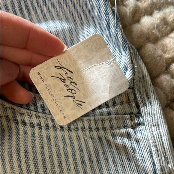 Free People Striped Jeans - Picture 2 of 7